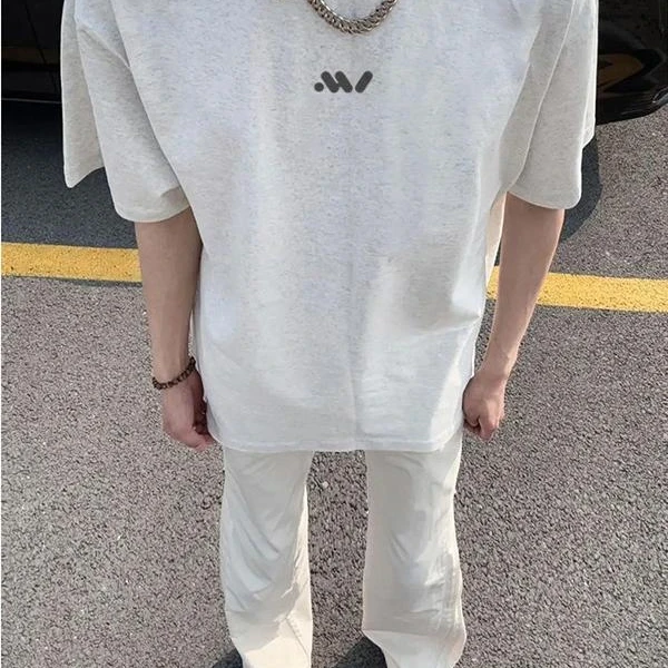 【重磅纯棉】夏季男短袖T恤宽松圆领时尚休闲百搭半袖潮流韩版半袖