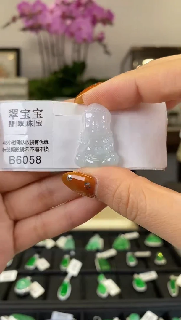 【闪购商品】翡翠颈饰未镶嵌B6058 佛公 含运营费