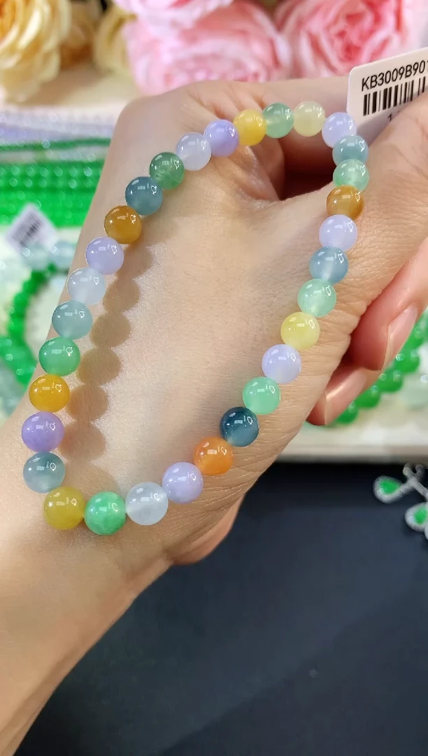 未镶嵌手串翡翠67|3980多样性发其一