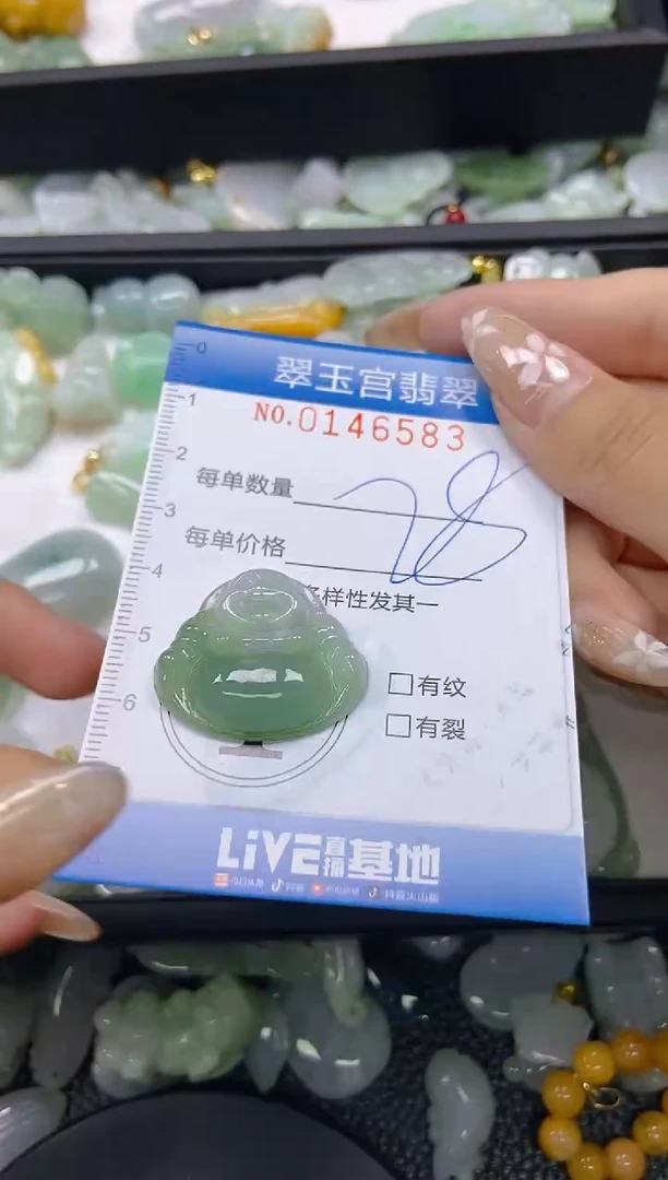 翡翠未镶嵌颈饰闪购0146583