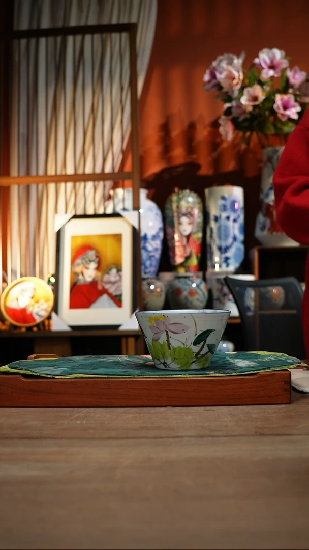 【简家甄选】景德镇设计师釉下手绘陶瓷