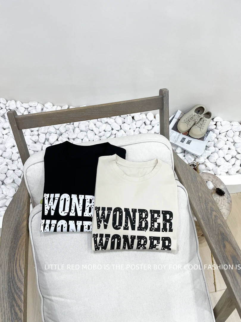 童装男儿童短袖针织百搭2025夏季新款上衣AW2063