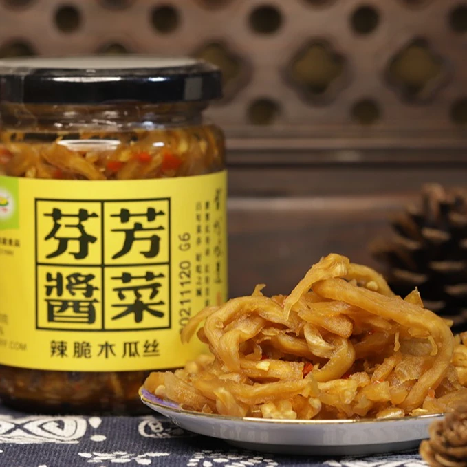 芬芳木瓜丝香辣脆口广西特产酱菜即食