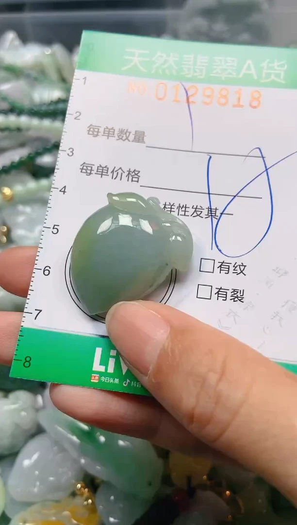 翡翠未镶嵌颈饰闪购0129818