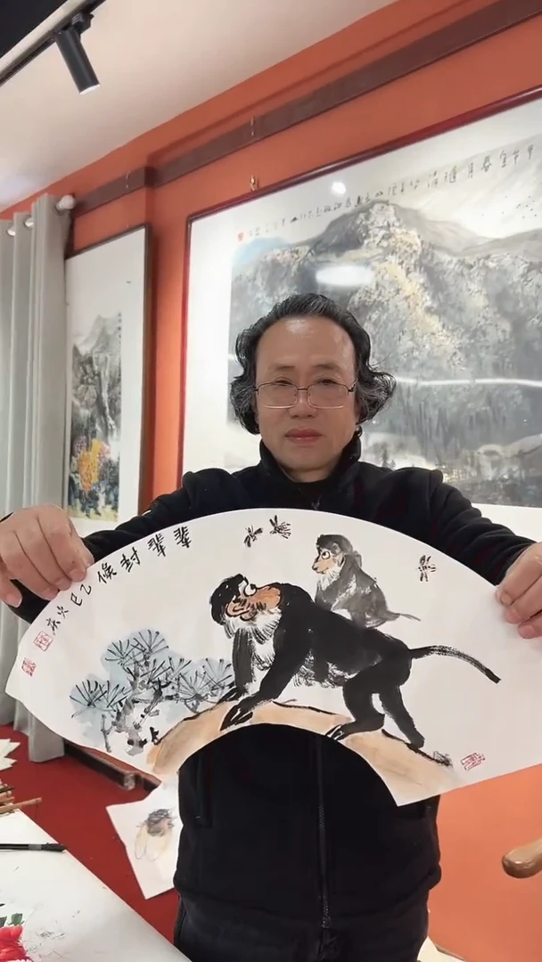 国画李火庆/国画/花鸟