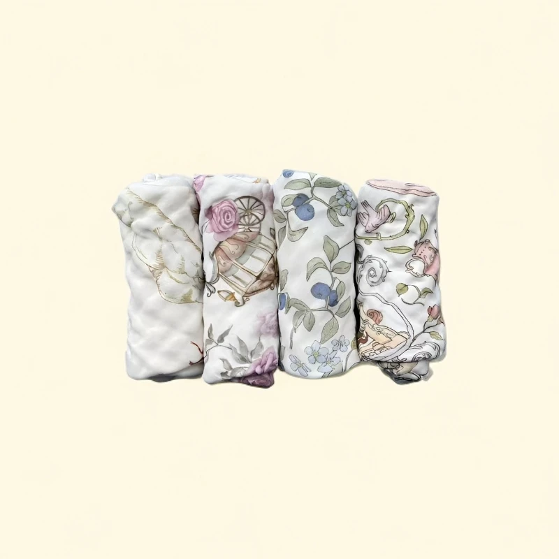 【剪标方巾】 婴儿超软宝宝洗澡巾洗脸卡通高密柔软