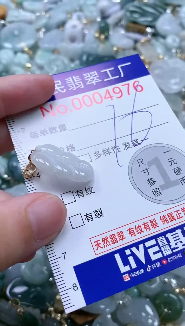 翡翠未镶嵌吊坠(不含链)4976