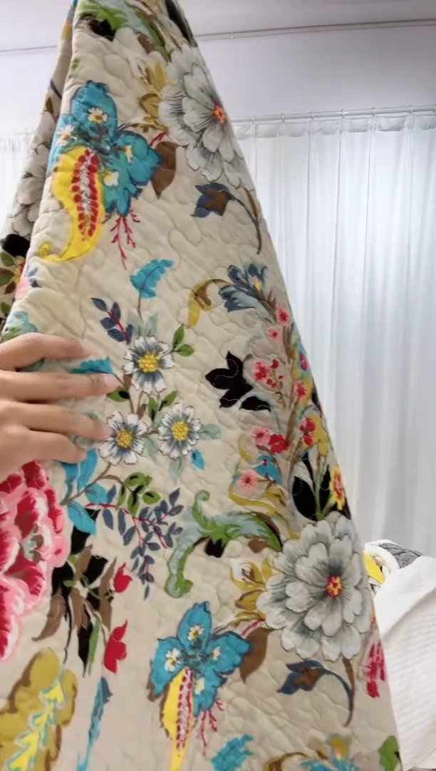 棉200*230纯棉床盖172号微瑕