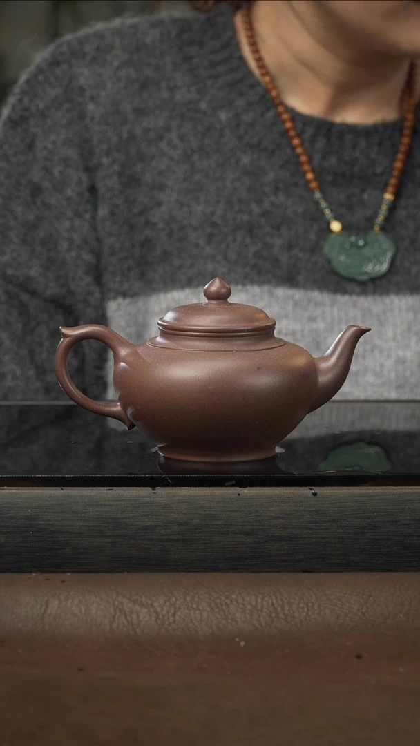 茶壶紫砂15 笑樱  紫泥 260cc