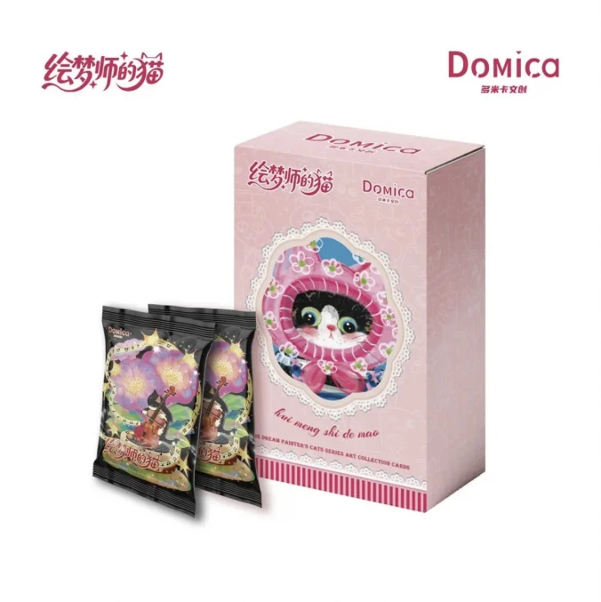 西【平拆/宠粉】绘梦师的猫Domica多米卡文创系列卡牌盲盒收藏（代拆