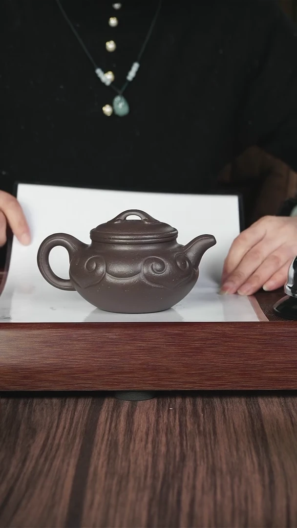 【闪购商品】紫砂茶壶xll  天青  如意仿古