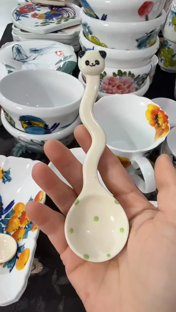 摆件陶瓷景德镇高温瓷（小勺）福利价微瑕