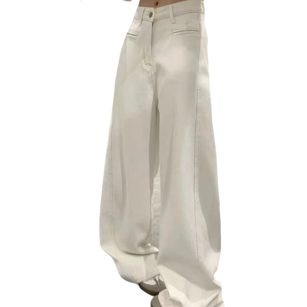 【RRSIFU蓉蓉私服】XS1811直筒双眼皮牛仔裤时尚夏季简约纯色