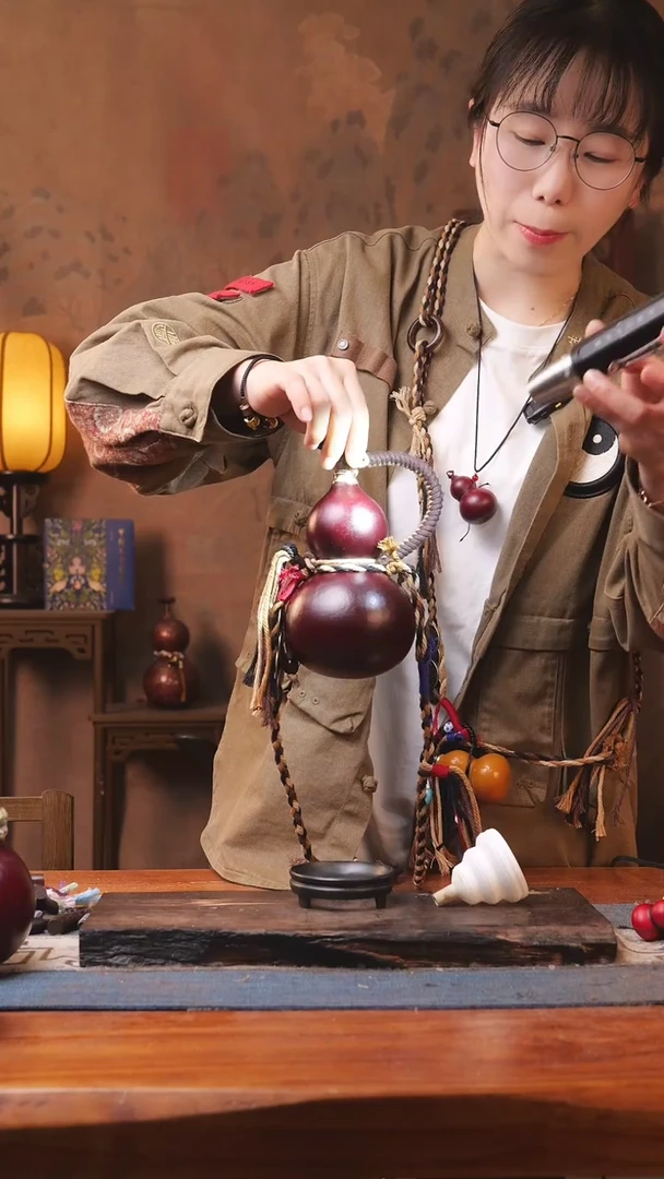 【闪购商品】122号精品大漆葫芦防腐防渗装水茶酒