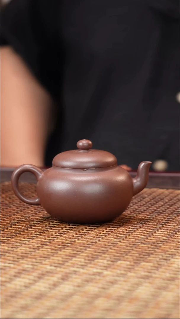 茶壶紫砂汀禾紫砂柿圆