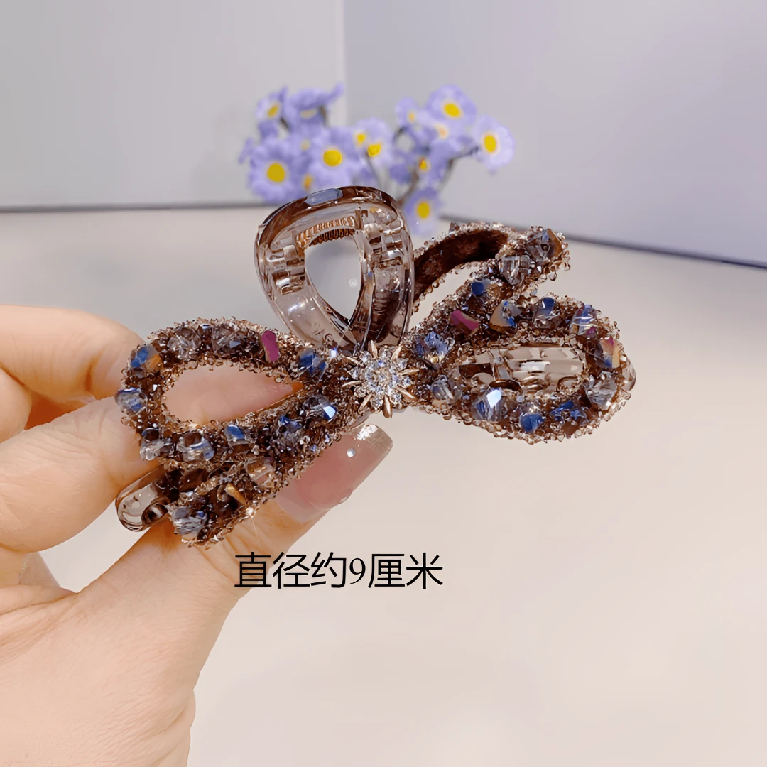 新款高级感满钻蝴蝶结气质时尚百搭轻奢网红成人简约韩版精致优雅