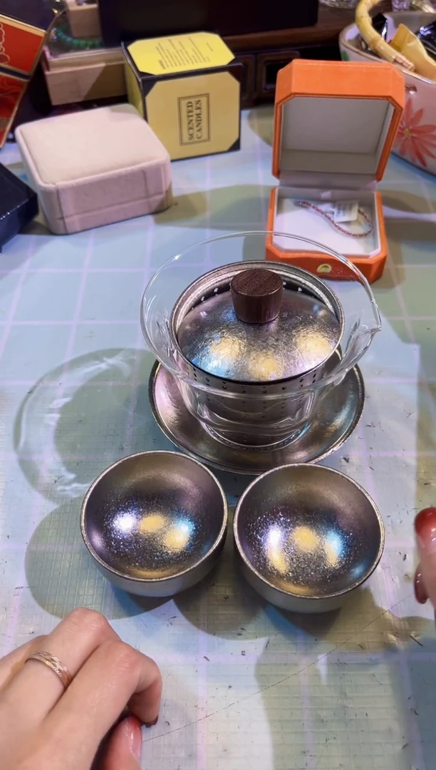 【闪购商品】瓷片陶茶666文玩周边多人