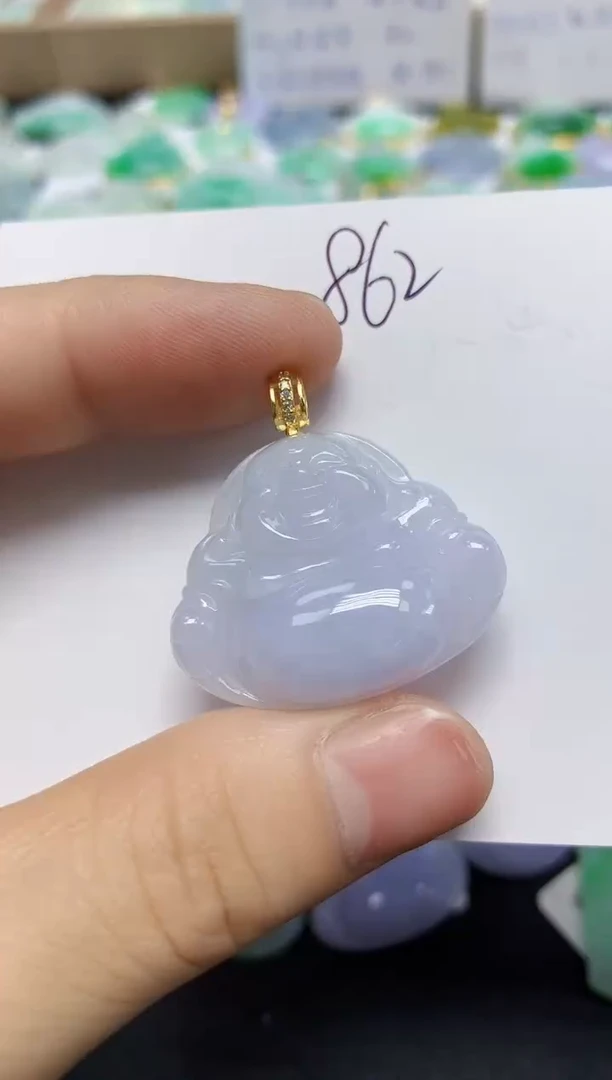 翡翠未镶嵌颈饰天然缅甸翡翠A货