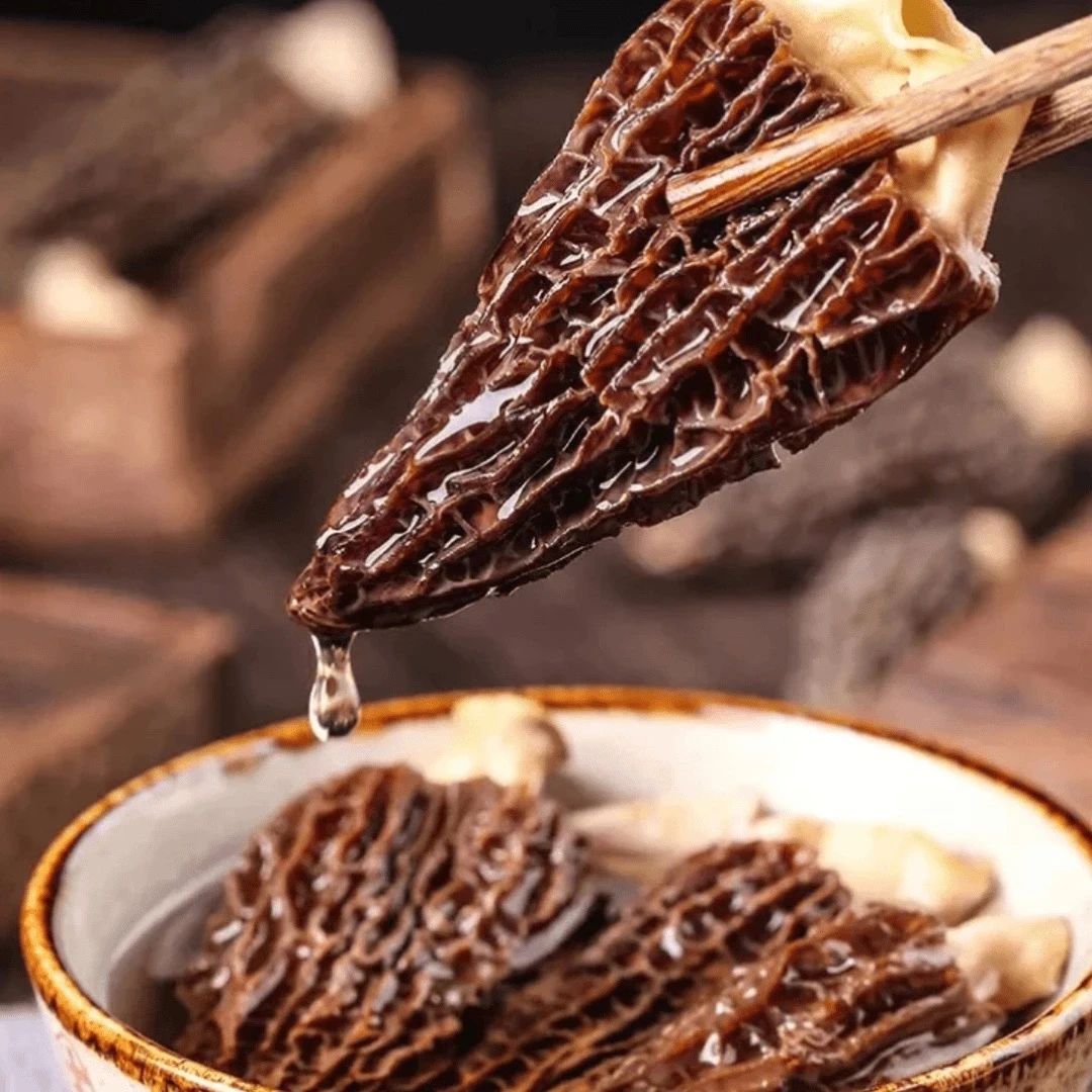 头茬干羊肚菌 精品无硫肉质厚 煲汤营养鲜香