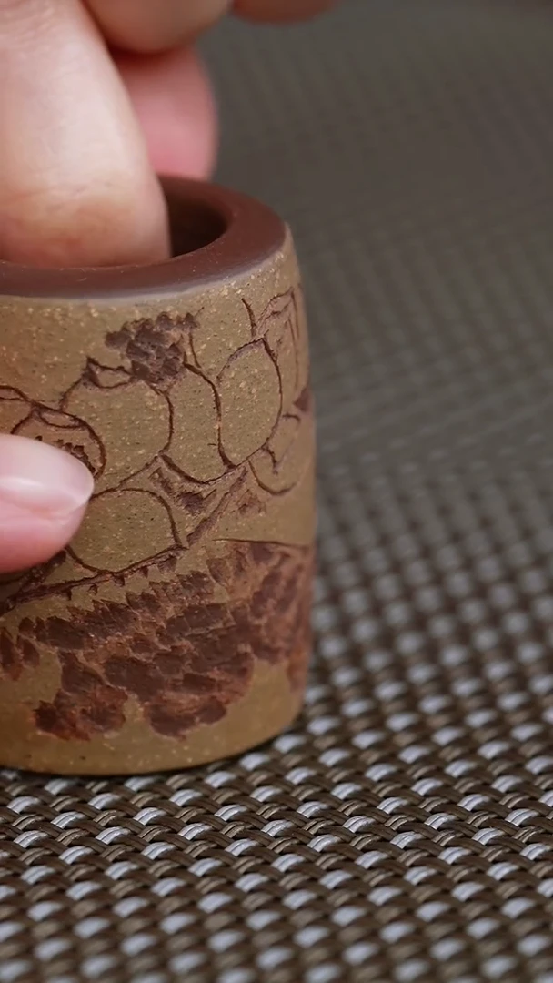 茶壶紫砂粉浆精品盖置荷香