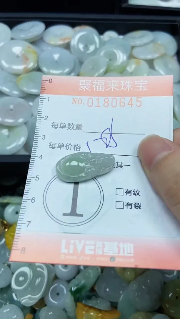 翡翠未镶嵌颈饰闪购0180645