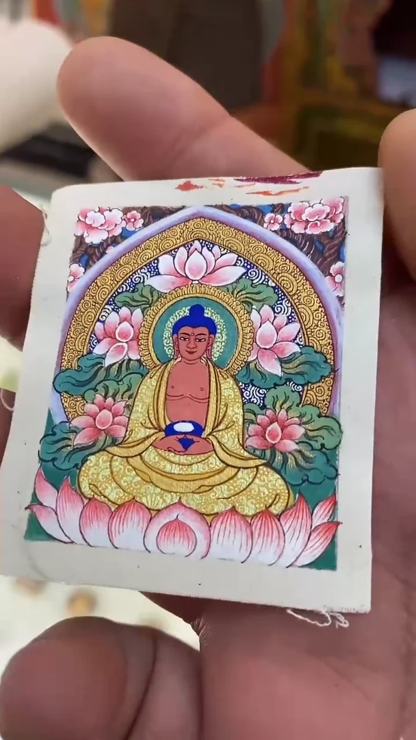 【闪购商品】装裱画阿弥-与实物略有差异介意者慎拍