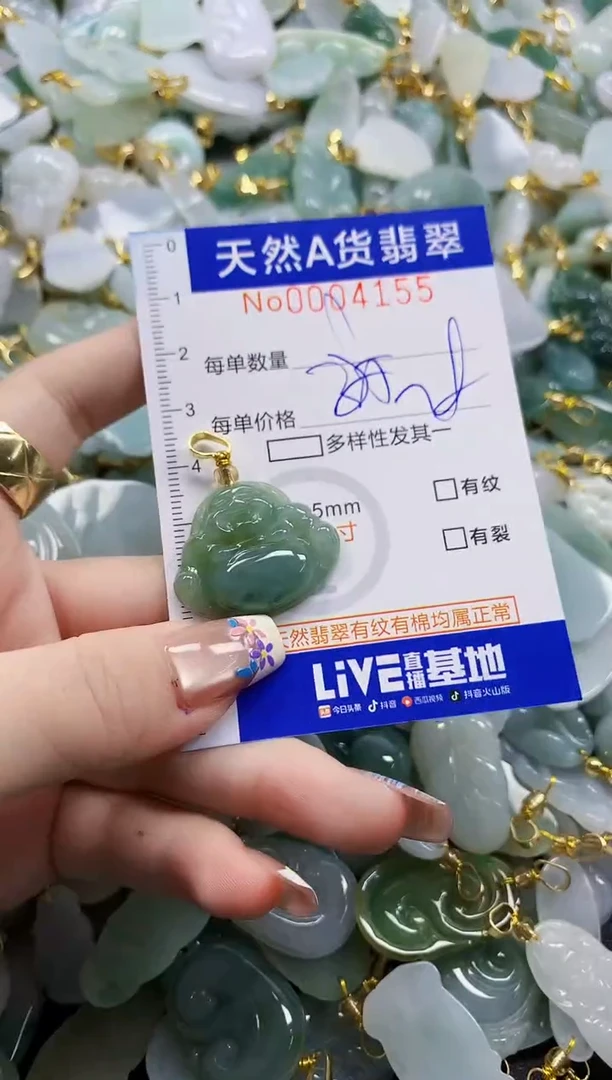 颈饰未镶嵌翡翠天然A货翡翠