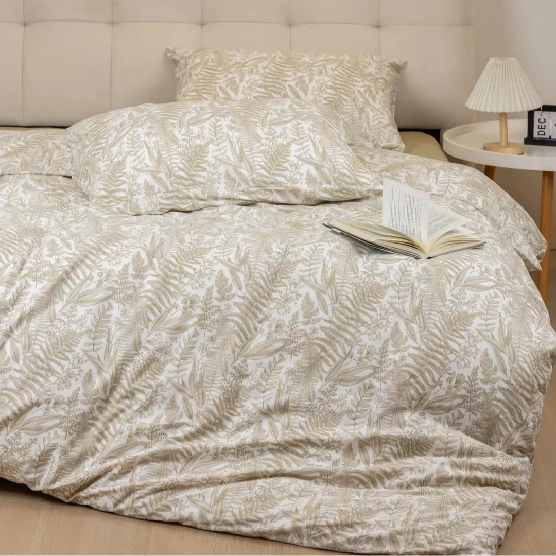 雅赞双层纱单  纯棉 被罩