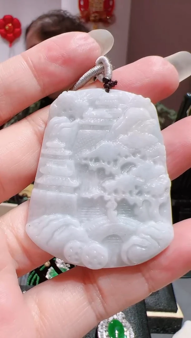 翡翠未镶嵌颈饰202541665