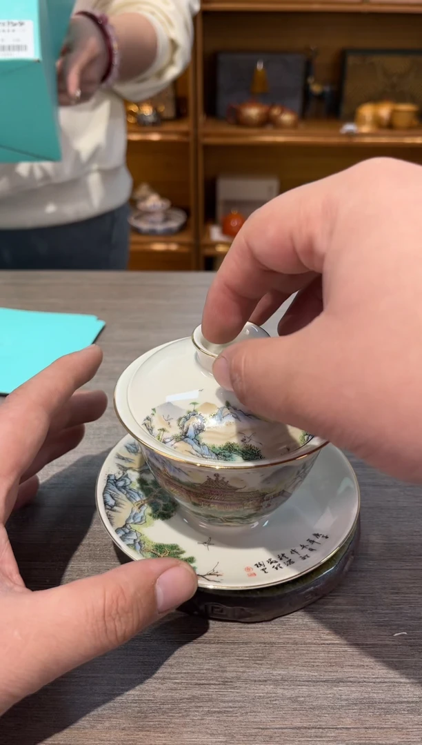 【闪购商品】巧夺天工盖碗茶具茶具