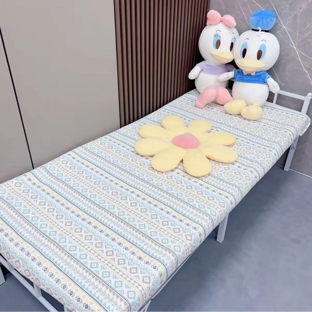 【120*220尺寸】【适合宿舍床单人床】纯棉纱布软席缩水后110*200左右