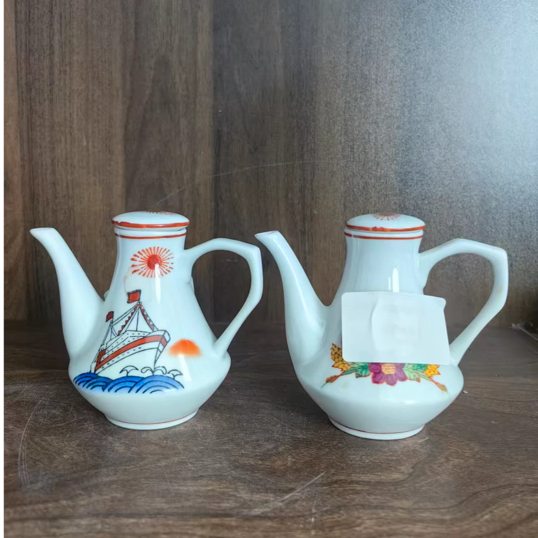 仿古瓷 A010景德镇制陶瓷壶2件