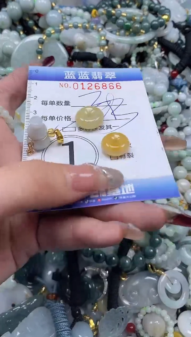 【闪购商品】翡翠颈饰未镶嵌闪购0126866多样性发其一