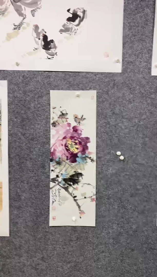 国画尚定固国画作品