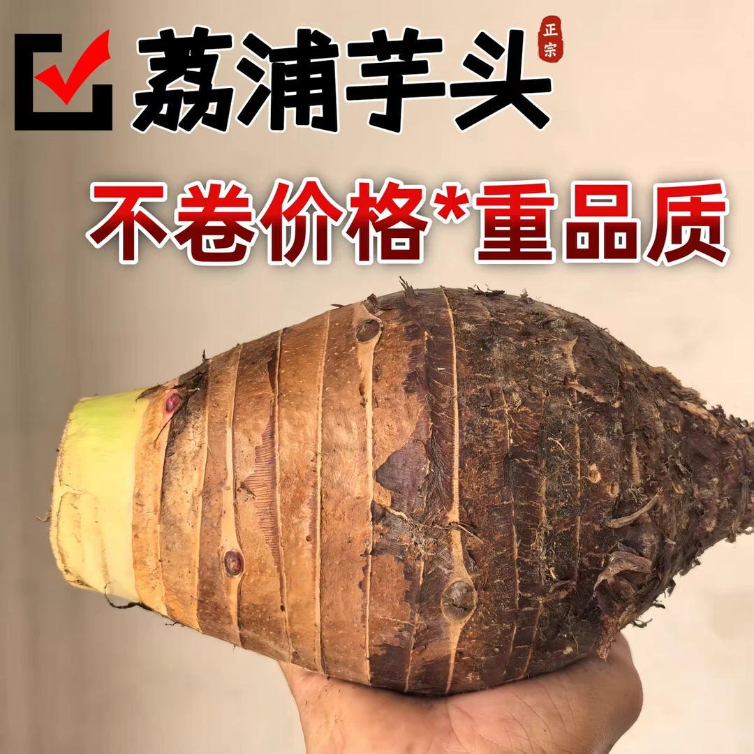 品质保证广西桂林荔浦芋头新鲜农家现挖槟榔芋紫心芋蔬菜芋艿特产