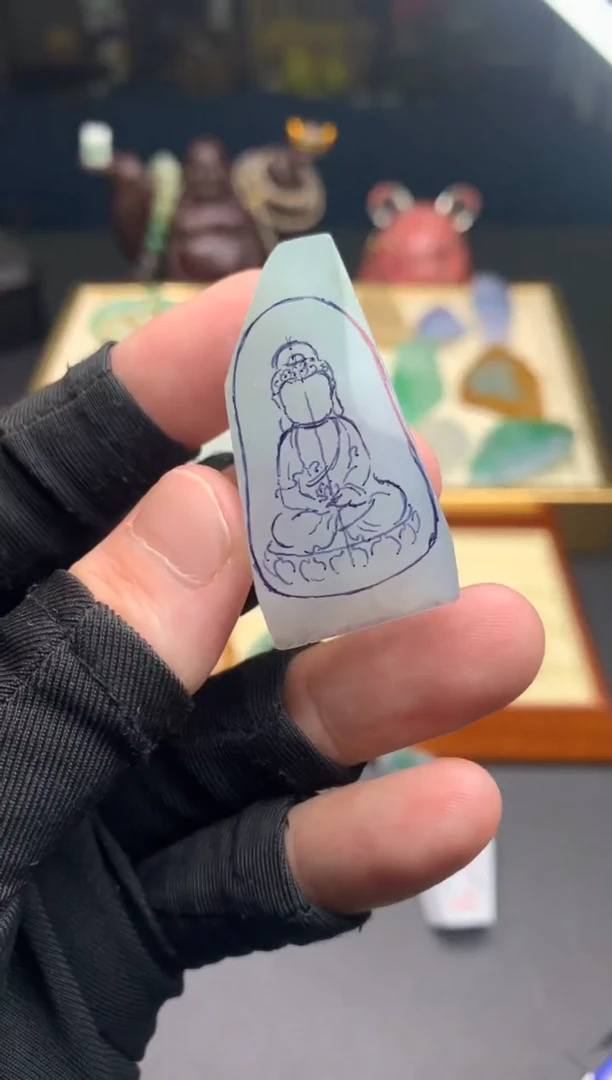 未镶嵌定制翡翠天然翡翠裸石（包工）