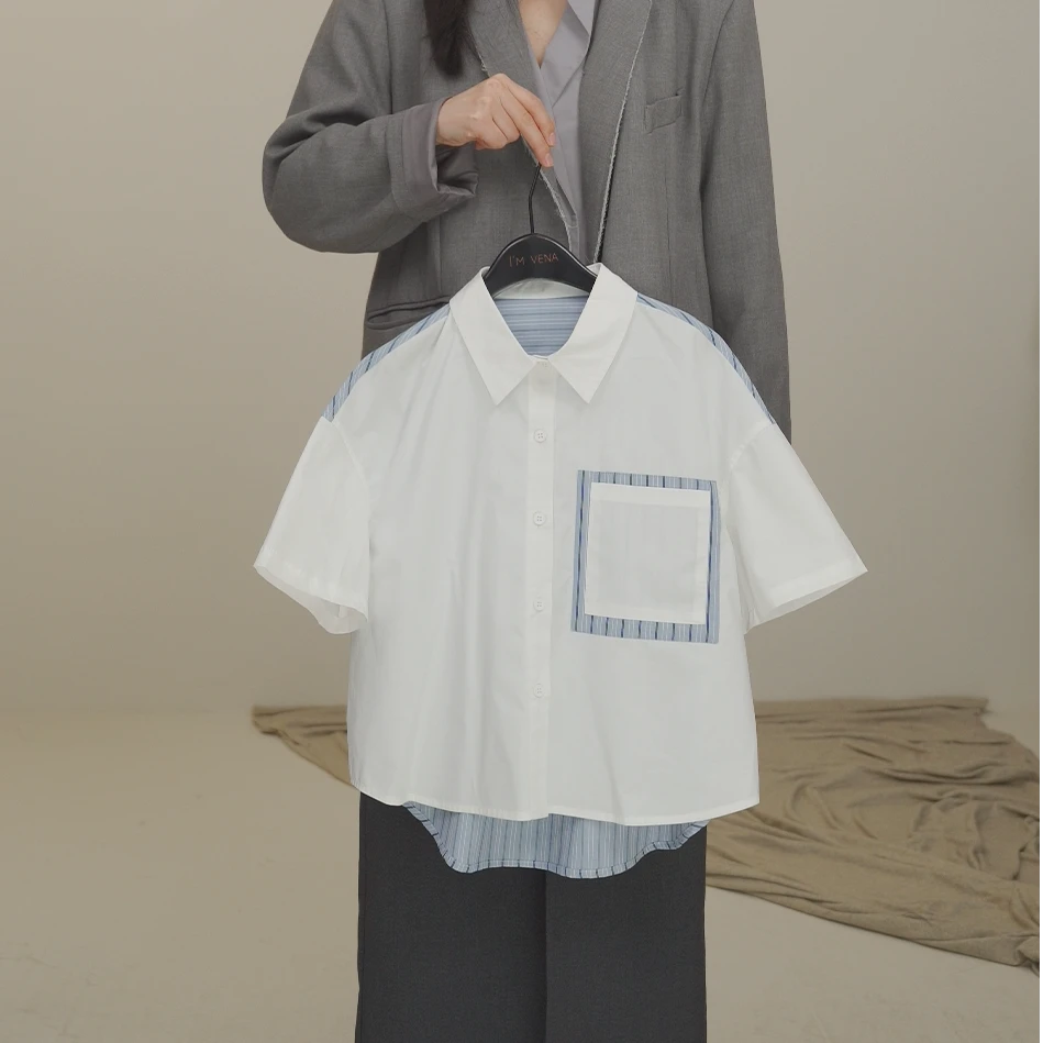I'm Vena<素里>2025男童夏款衬衫50C7997