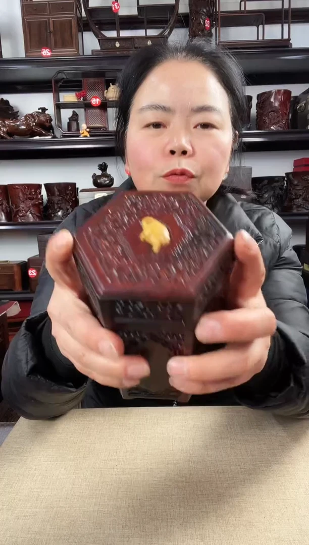 木老李红木工艺品32瑕疵