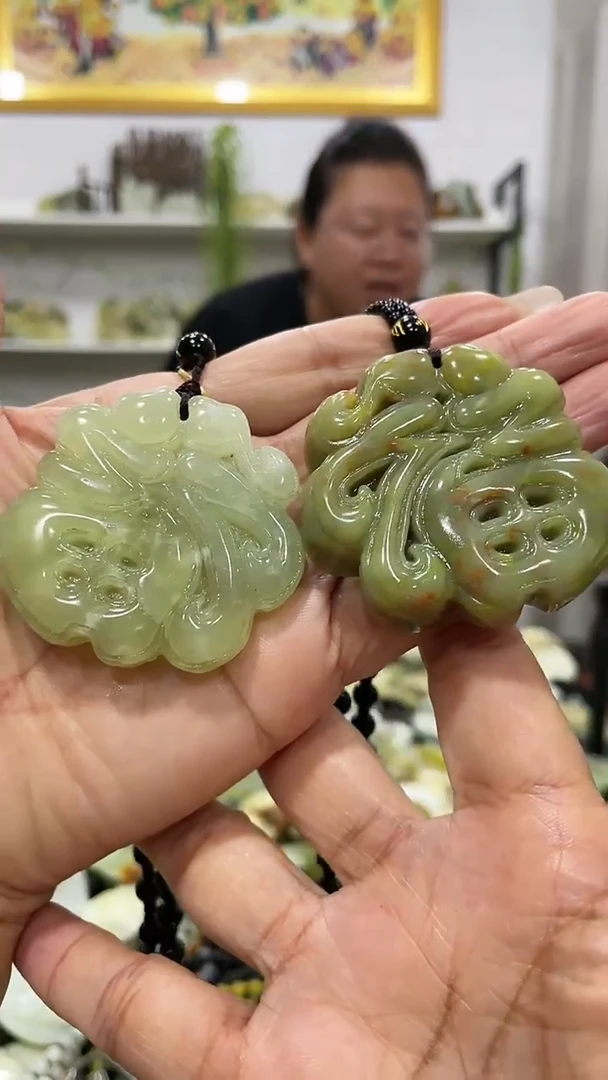 岫玉未镶嵌吊坠多样性发货其中发一件