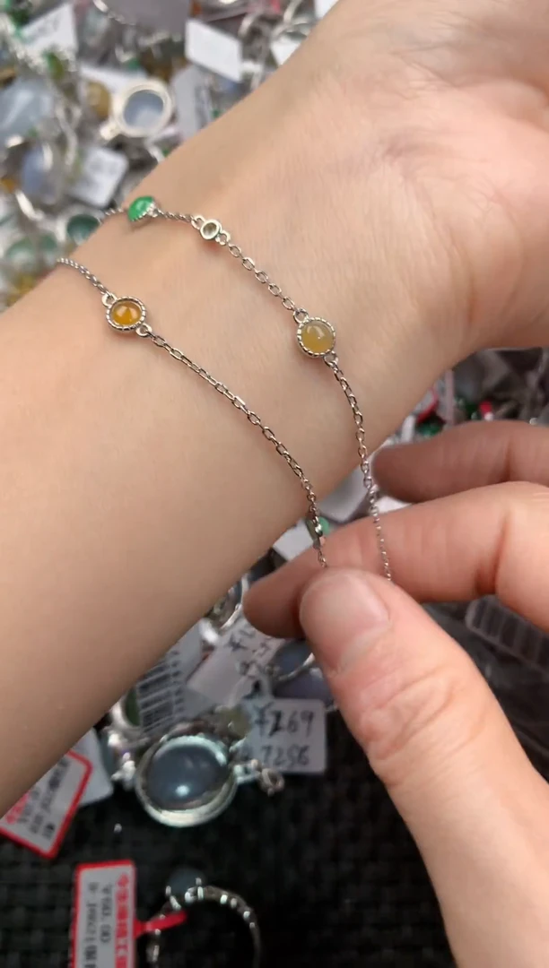 银S925镶嵌戒指翡翠111    4