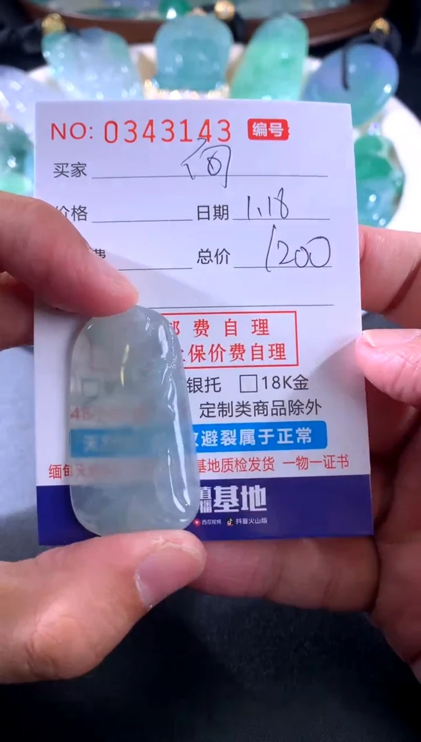 【闪购商品】翡翠颈饰未镶嵌 向