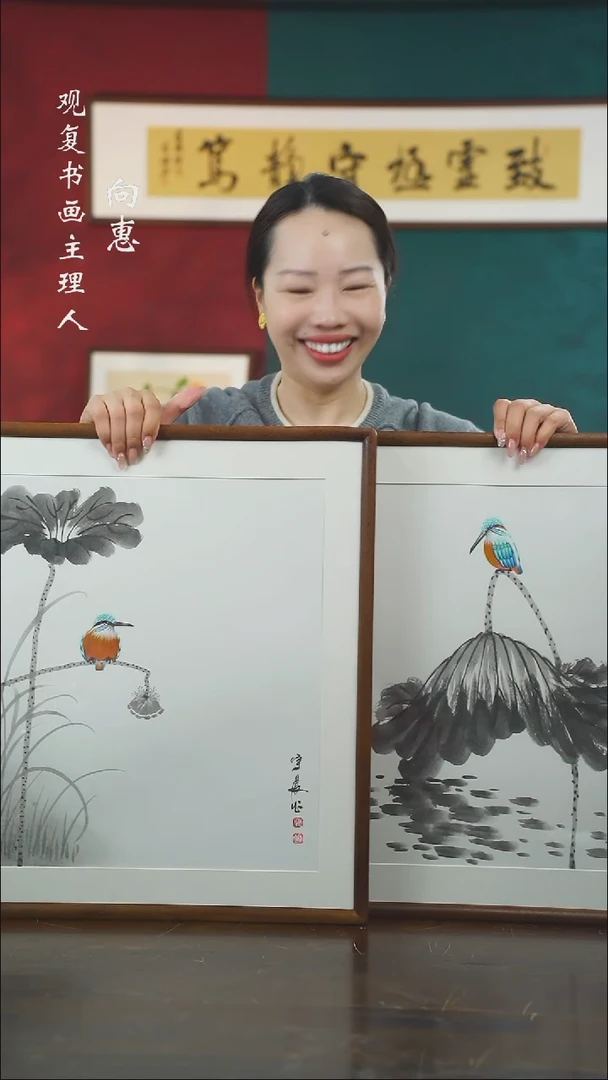 【闪购商品】书法yc1/yc2-53*53绘画-手绘同款