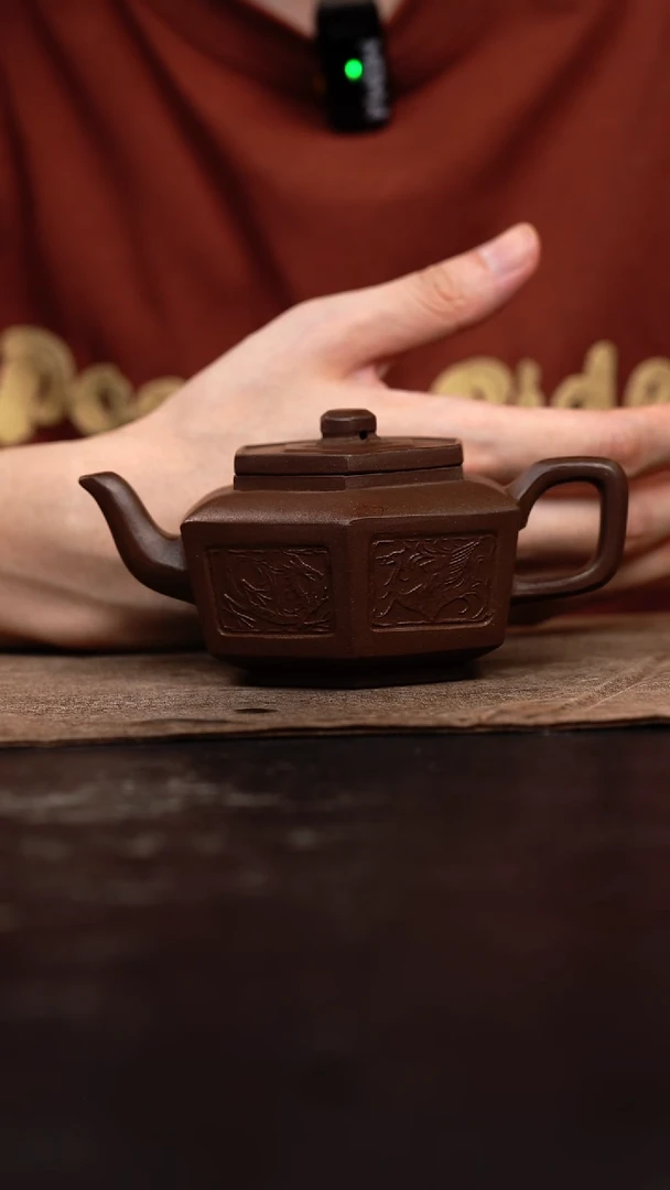 茶壶紫砂原矿手工壶168CC