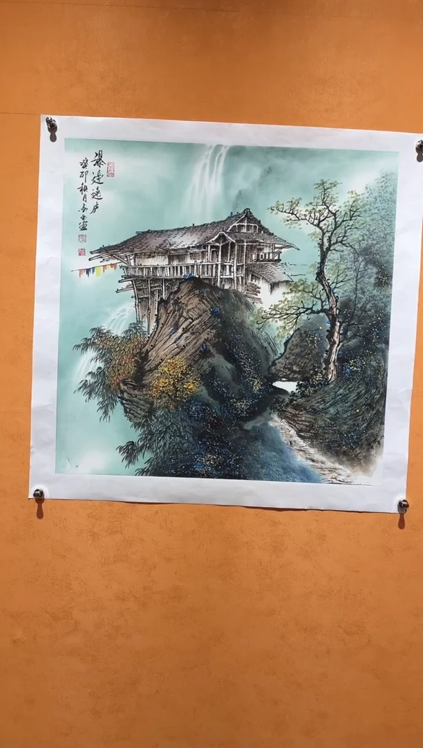 国画刘金玉老师亲笔手绘