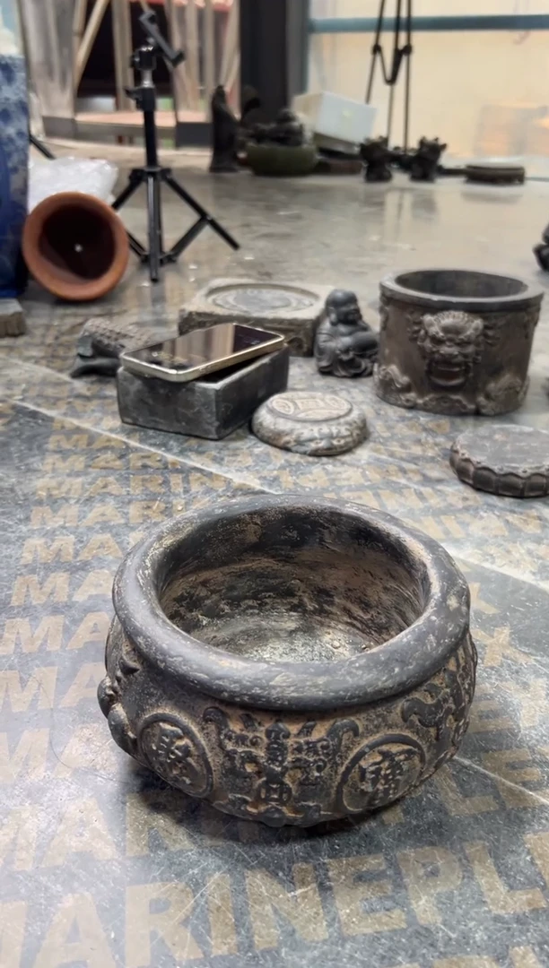 陶土【火山泥】聚宝盆