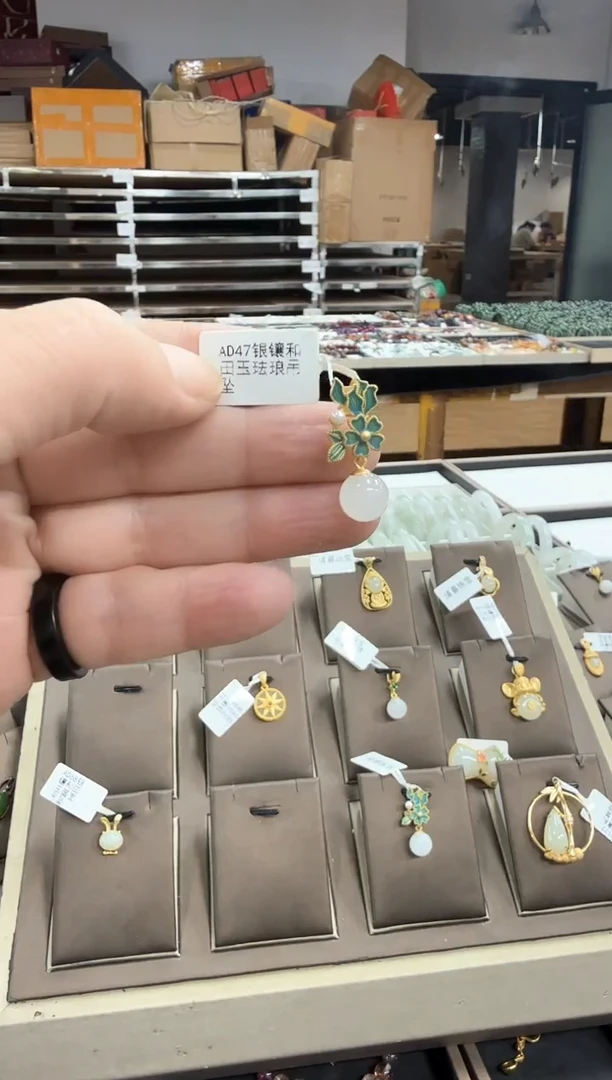 【闪购商品】和田玉颈饰未镶嵌和田玉羊脂白转运珠