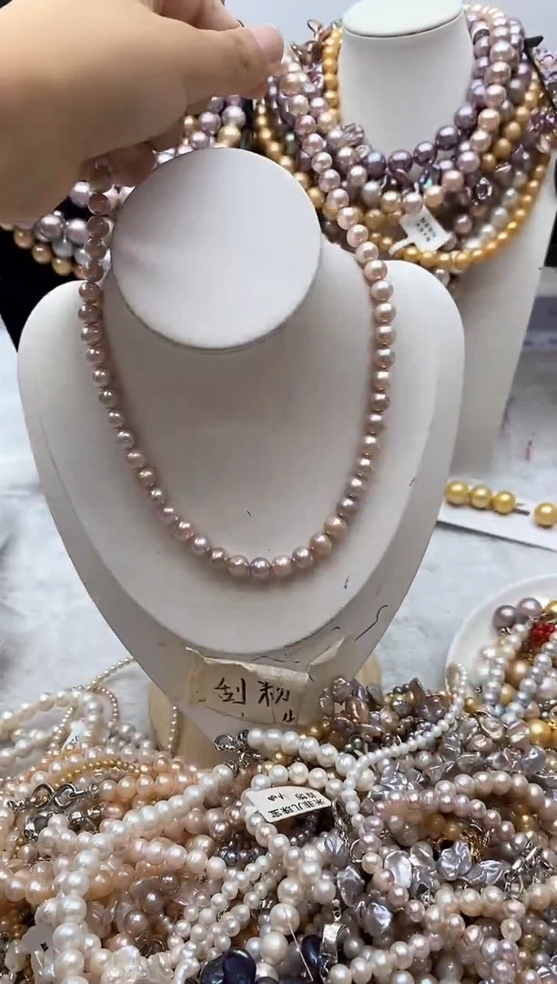 淡水珍珠钛钢颈饰127