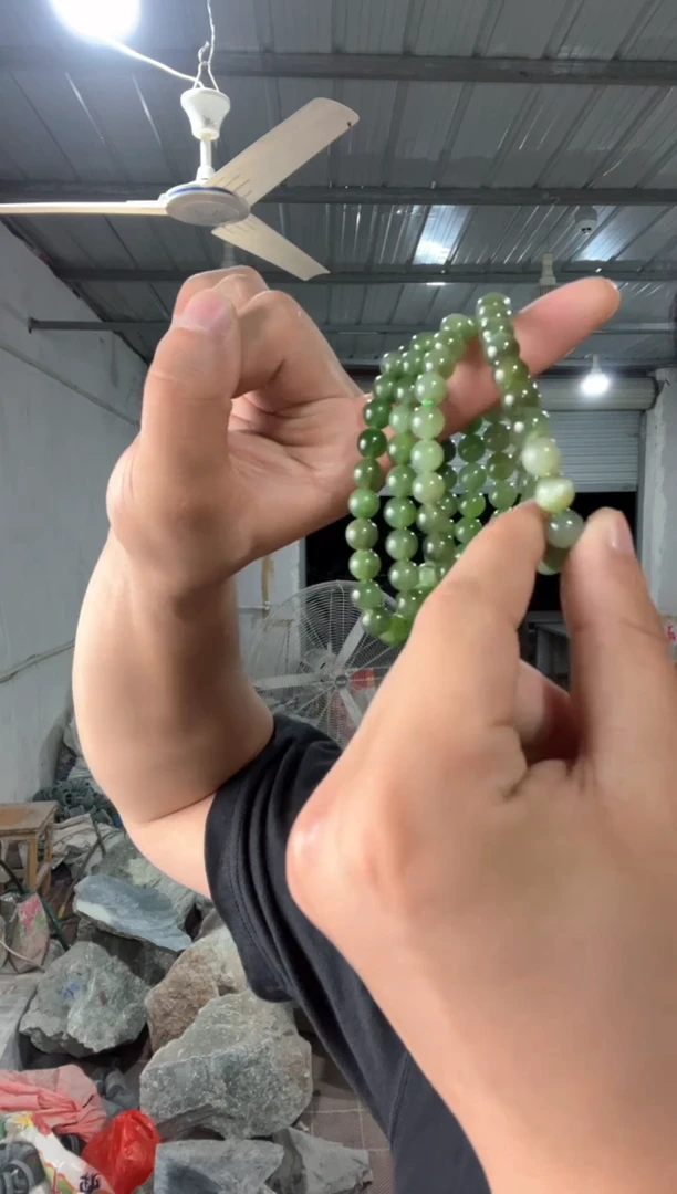 手串未镶嵌和田玉碧玉手串多样性拍一发一    卡8mm