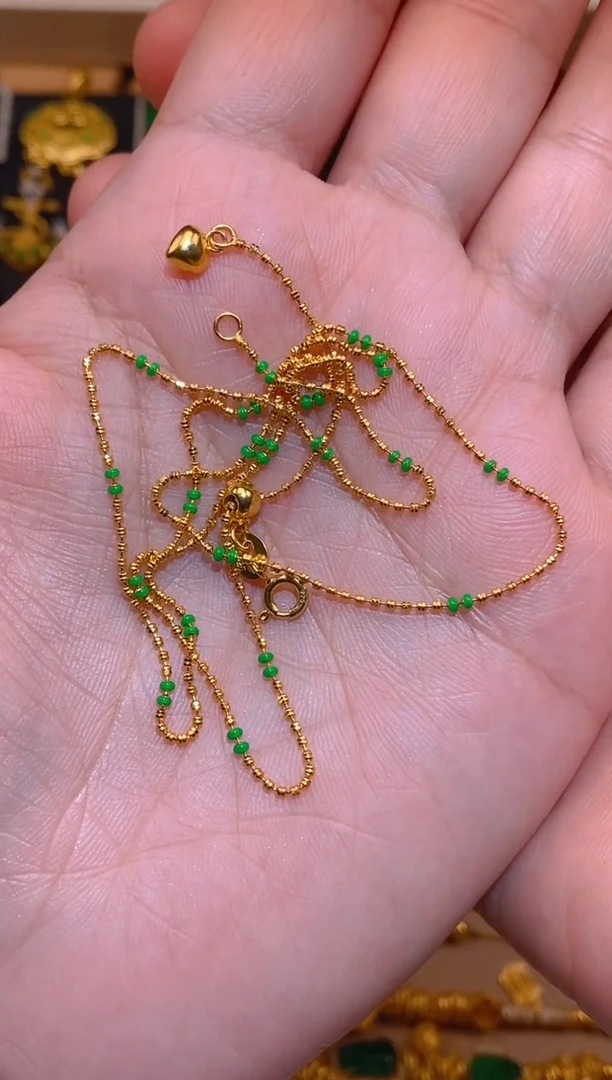 【闪购商品】翡翠吊坠(不含链)银S925镶嵌项链