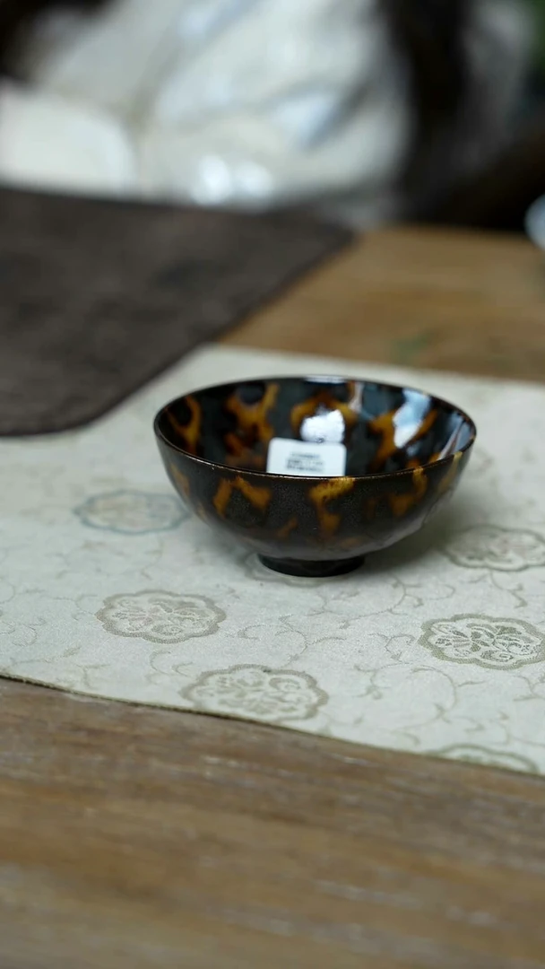 【闪购商品】/C79仿玳瑁釉官窑小碗